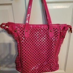 Pink and Clear Tote